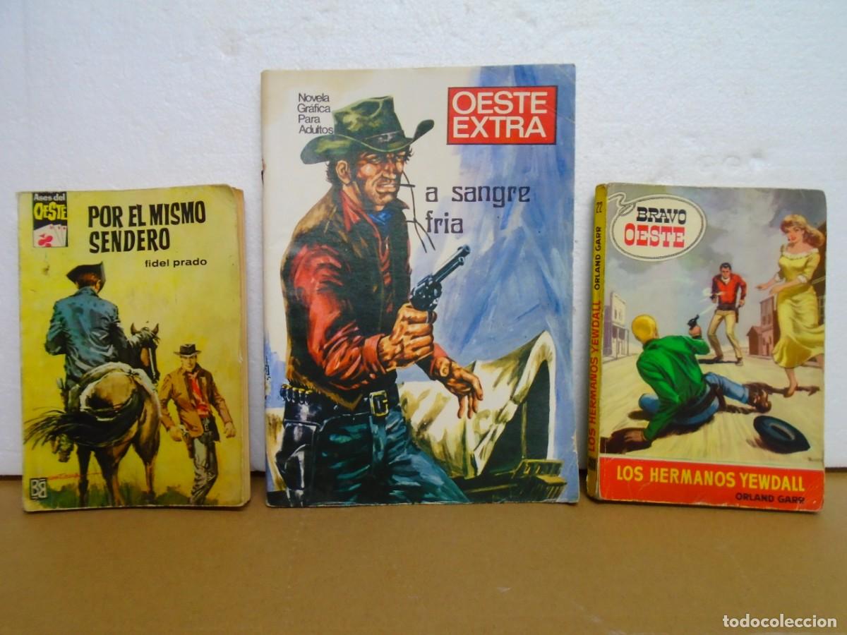 Livros de Banda Desenhada: LOTE DE TRES NOVELAS DEL OESTE, A&Ntilde;OS 60, VER FOTOS.