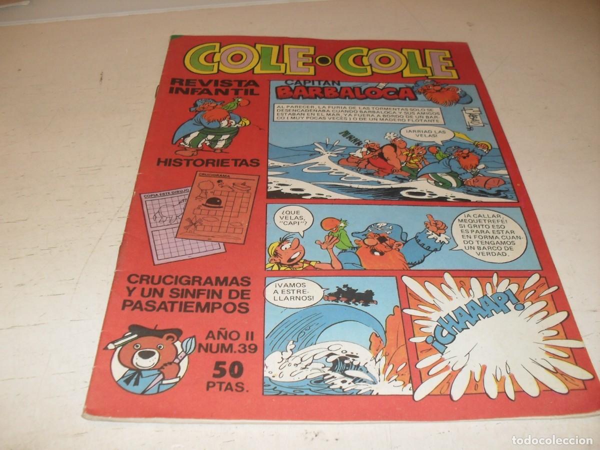 Tebeos: COLE-COLE N&ordm; 39,A&Ntilde;O 2,DE 60.CON EL CAPITAN BARBALOCA,BRUGUERA,1975