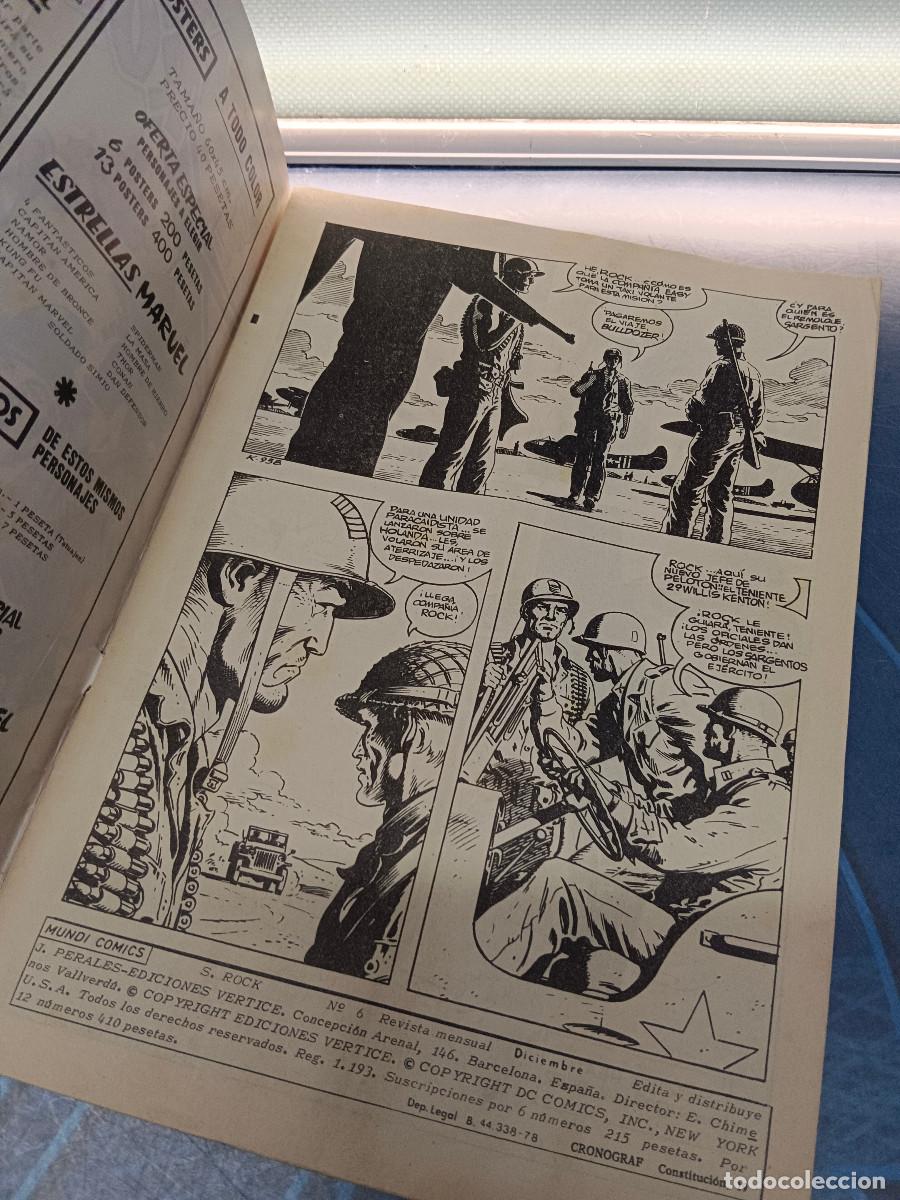 Tebeos: tebeo, c&oacute;mic, SARGENTO ROCK, V&Eacute;RTICE, N&ordm; 6, 1978 - Foto 4