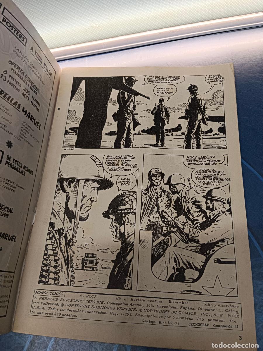 Tebeos: tebeo, c&oacute;mic, SARGENTO ROCK, V&Eacute;RTICE, N&ordm; 6, 1978 - Foto 7