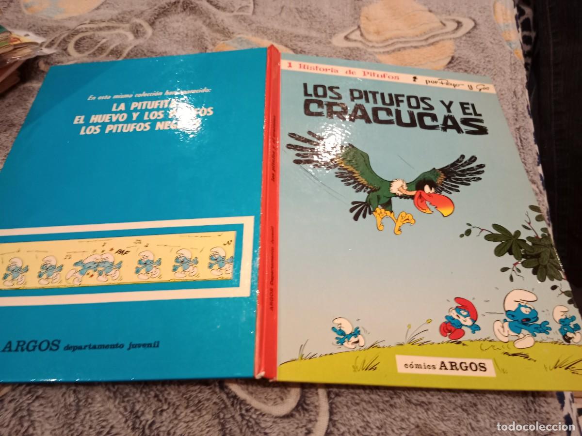 Tebeos: 1 LA HISTORIA DE PITUFOS - LOS PITUFOS Y EL CRACUCAS - C&Oacute;MICS ARGOS 1971 - POR PEYO Y GOS