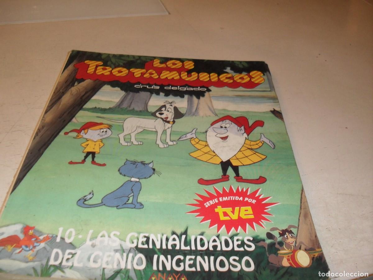 Tebeos: LOS TROTAMUNDOS N&ordm; 10,DE 26,LAS GENIALIDADES DEL GENIO INGENIOSO.ANAYA,1989
