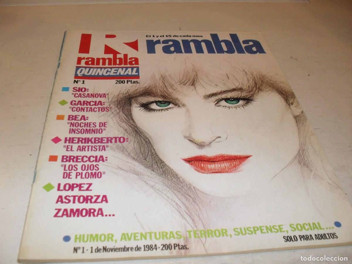 Tebeos: RAMBLA QUINCENAL N&ordm; 1,EL PRIMERO,DE 8,CON CASANOVA,DE SIO.GARCIA & BEA EDITORES,1984