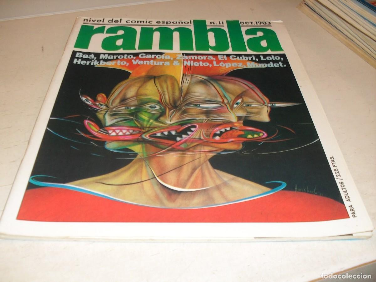 Tebeos: RAMBLA N&ordm; 11,CON ENTREVISTA A EL CUBRI,DE 35.GARCIA & BEA EDITORES,1982