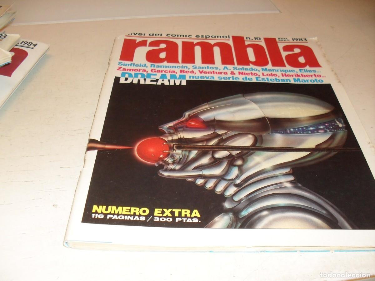 Tebeos: RAMBLA N&ordm; 10,CON ENTREVISTA A ESTEBAN MAROTO,N&ordm; EXTRA 116 PAGINAS,DE 35.GARCIA & BEA EDITORES,1982