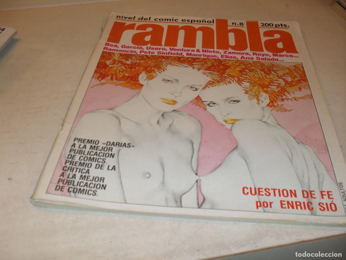 Tebeos: RAMBLA N&ordm; 8,CON ENTREVISTA A ENRIC SIO,DE 35.GARCIA & BEA EDITORES,1982