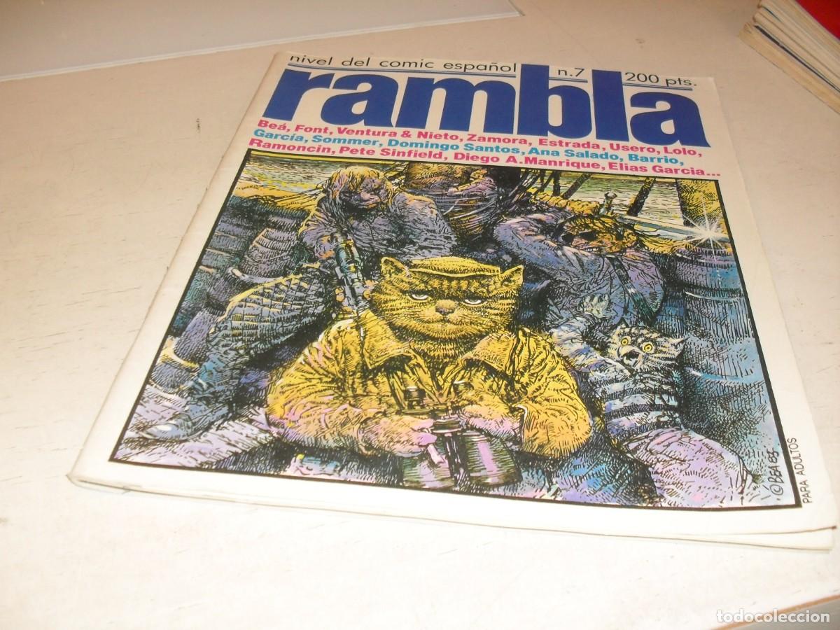 Tebeos: RAMBLA N&ordm; 7,CON ENTREVISTA A MANFRED SONMER,DE 35.GARCIA & BEA EDITORES,1982