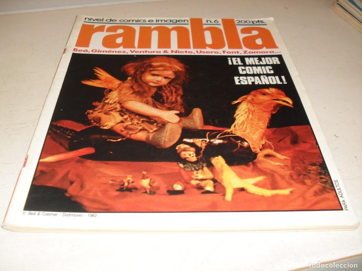 Tebeos: RAMBLA N&ordm; 6,CON ENTREVISTA A LUIS GARCIA,DE 35.GARCIA & BEA EDITORES,1982