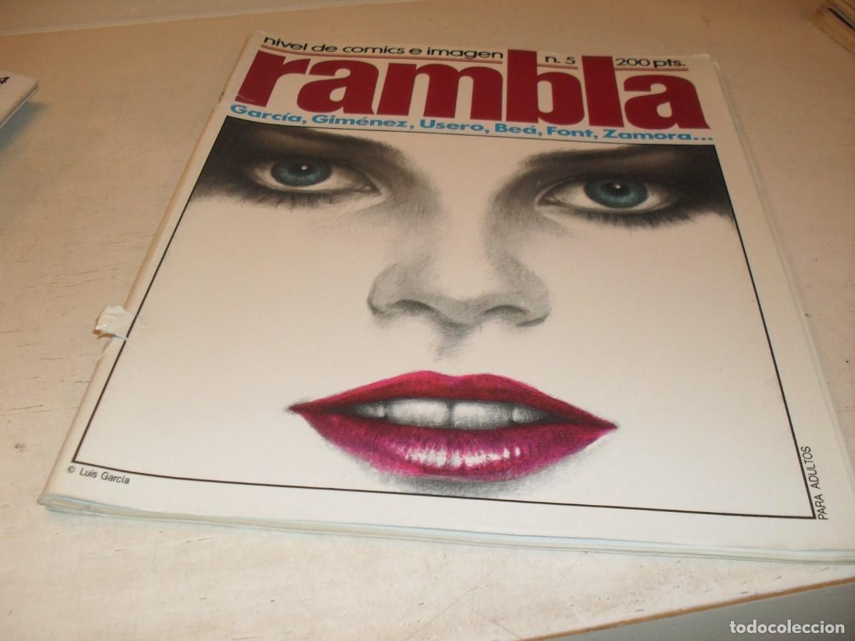 Tebeos: RAMBLA N&ordm; 5,CON ENTREVISTA A CARLOS GIMENEZ,DE 35.GARCIA & BEA EDITORES,1982