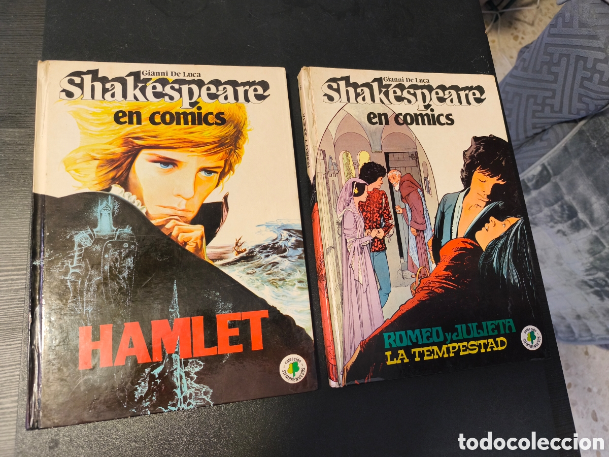 Tebeos: SHAKESPEARE EN COMICS GIANNI DE LUCA - HAMLET - ROMEO Y JULIETA - LA TEMPESTAD