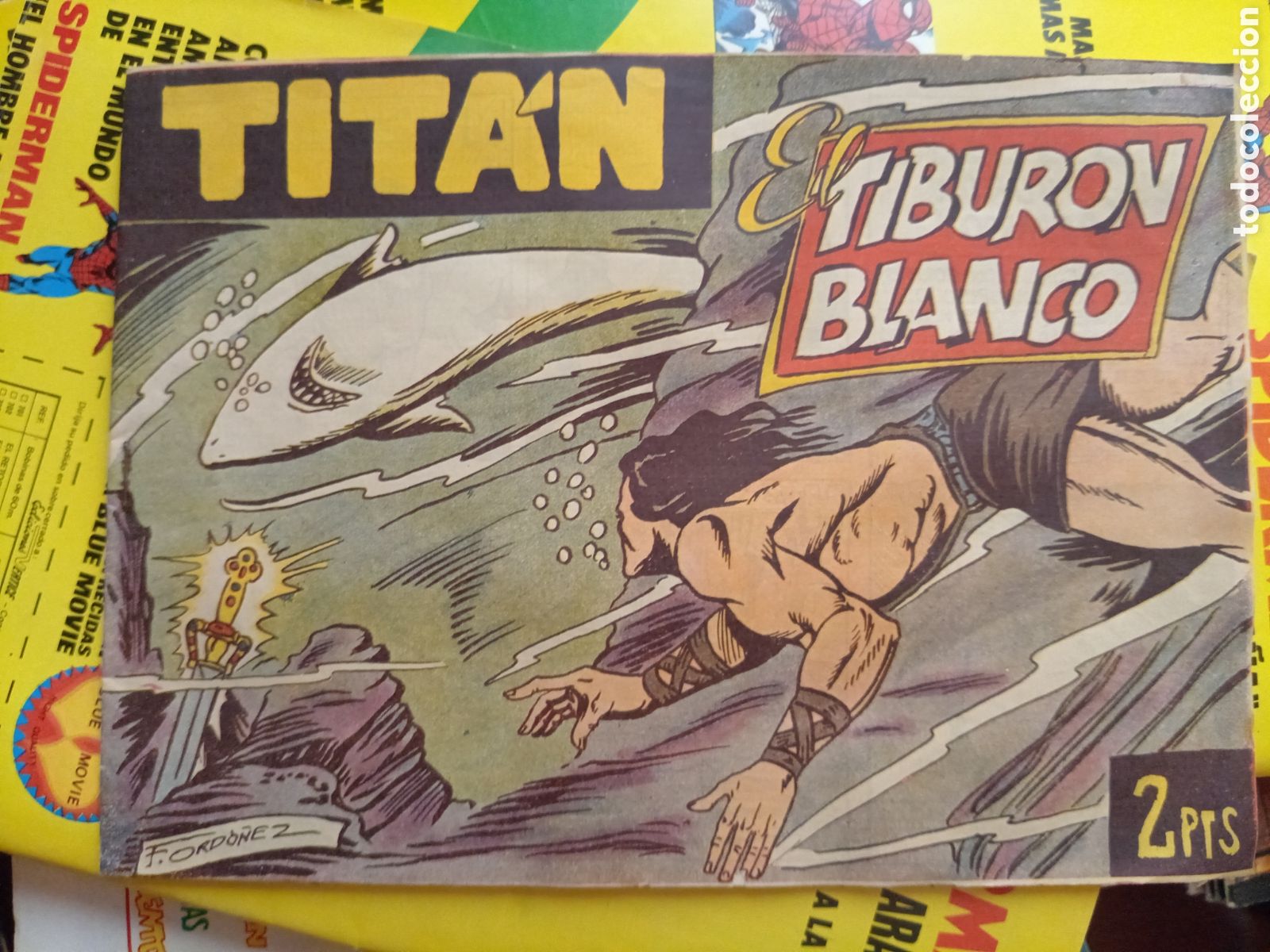 Tebeos: Tit&aacute;n 22 El tibur&oacute;n blanco cj88