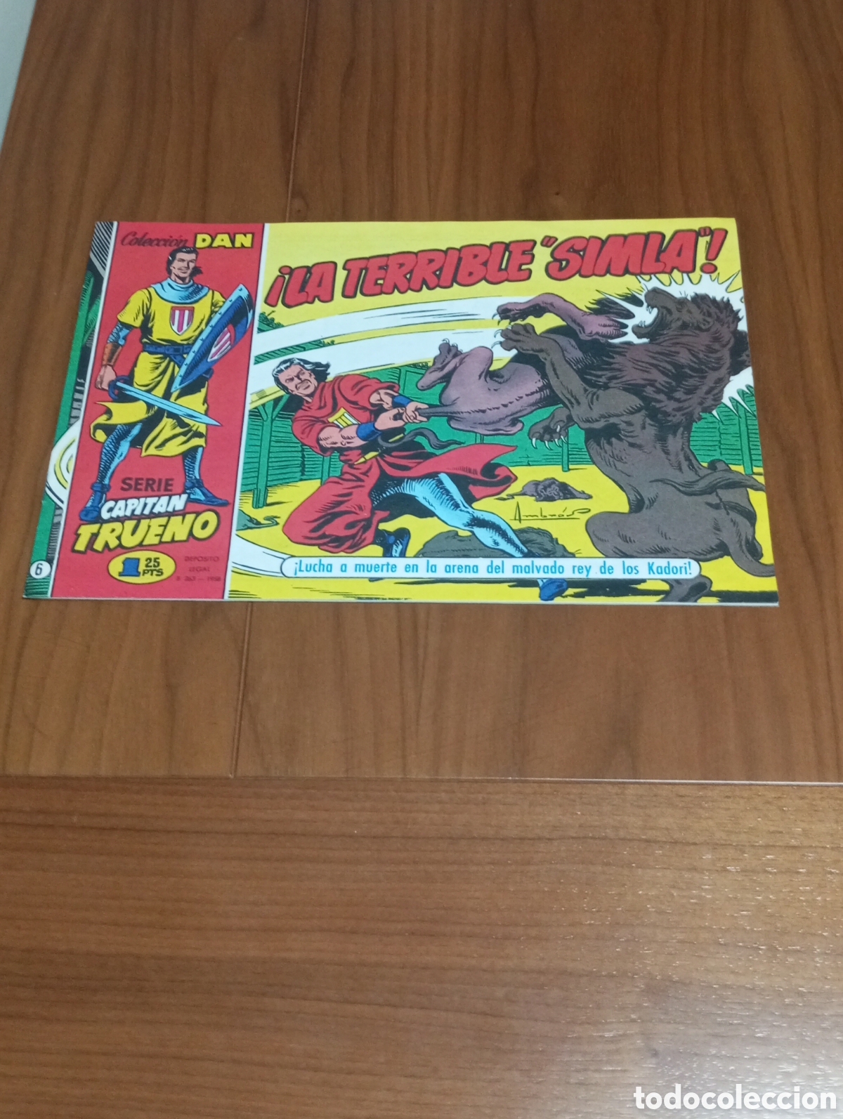Giornalini: CAPITAN TRUENO N&deg;6 LA TERRIBLE SIMLA , COLECCI&Oacute;N DAN