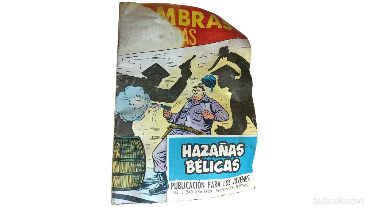 Tebeos: TEBEO VINTAGE &rdquo;HAZA&Ntilde;AS B&Eacute;LICAS&rdquo; N&ordm; 240 - &rdquo;LA TRAMPA&rdquo; / &rdquo;SOMBRAS CHINESCAS&rdquo; - EDICIONES TORAY, 1968