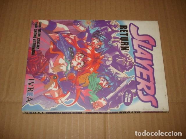 Tebeos: Slayers return, tomo &uacute;nico, 2002, Ivr&eacute;a, muy buen estado