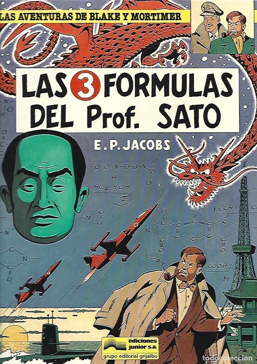 Tebeos: Blake y Mortimer, 8: las 3 formulas del Frof. Sato, 1983, Junior, muy buene stado. Caja DA