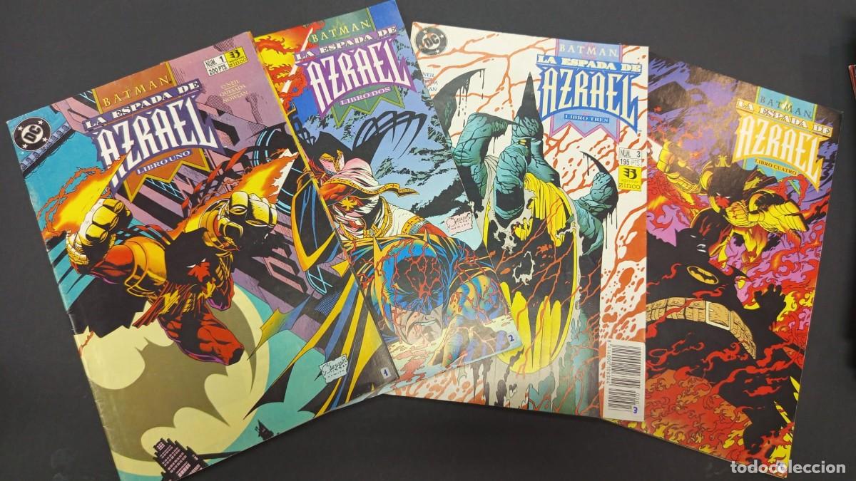 Tebeos: BATMAN la espada de AZRAEL SERIE COMPLETA 1-2-3-4 ZINCO - Foto 1