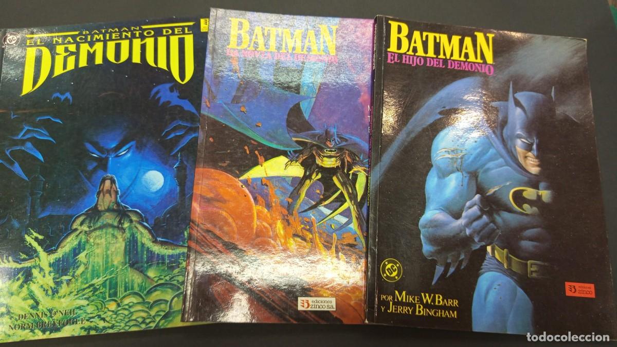 Tebeos: BATMAN EL NACIMIENTO DEL DEMONIO COMPLETO 1-2-3 ZINCO - Foto 1
