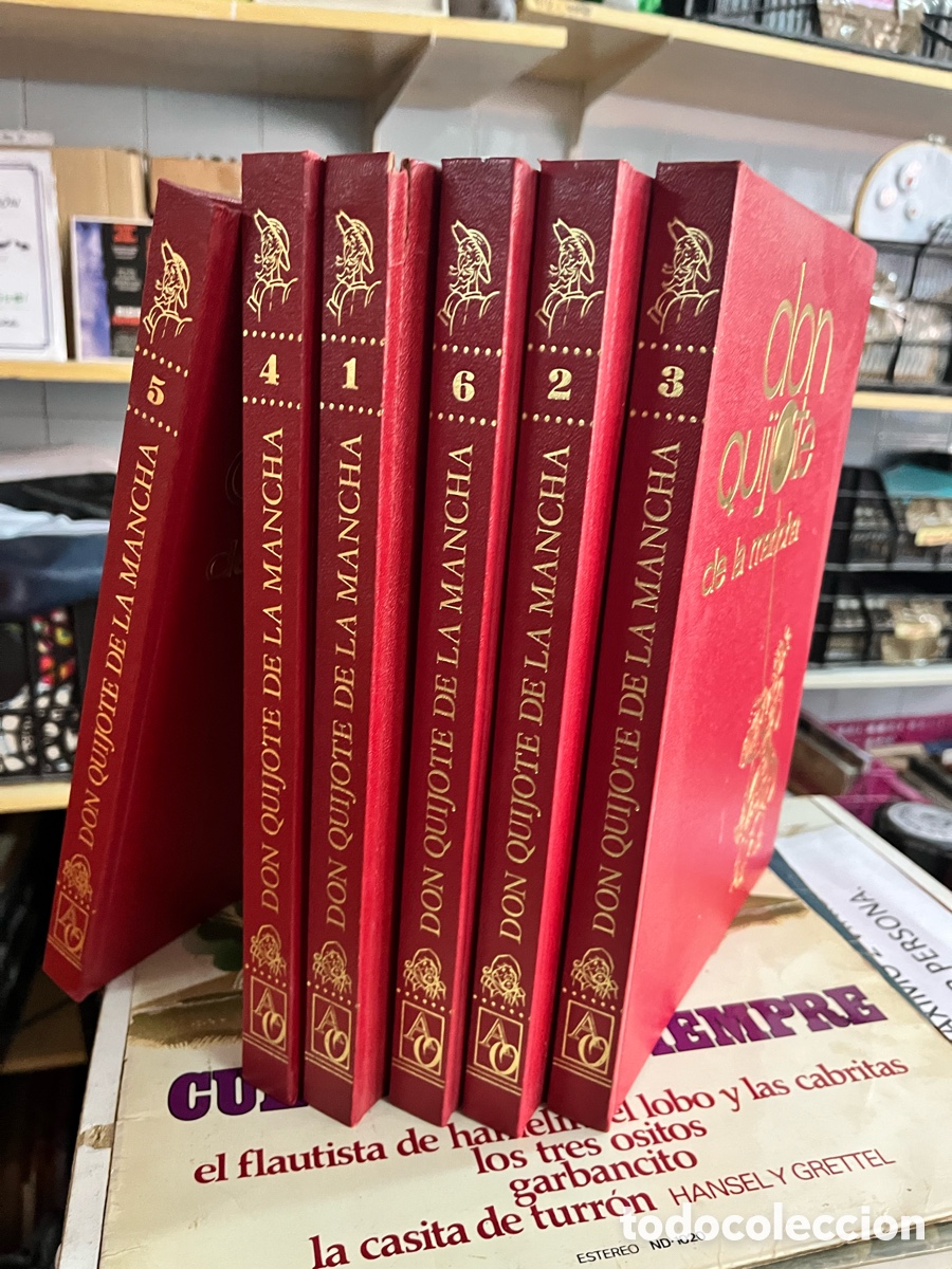 Tebeos: C&Oacute;MIC DON QUIJOTE DE LA MANCHA (NARANCO) 6 TOMOS - Foto 2