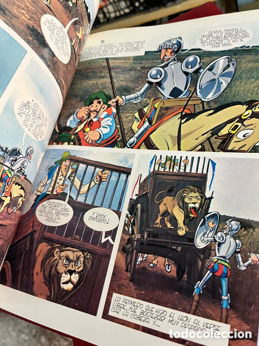 Tebeos: C&Oacute;MIC DON QUIJOTE DE LA MANCHA (NARANCO) 6 TOMOS - Foto 3