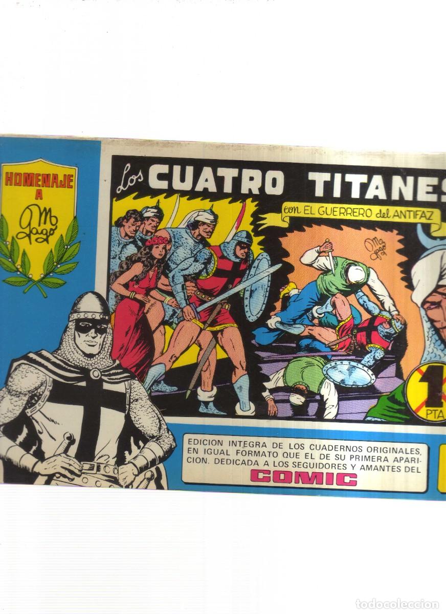 Tebeos: EL GUERREEO DEL ANTIFAZ N,7 HOMENAJE A M GAGO