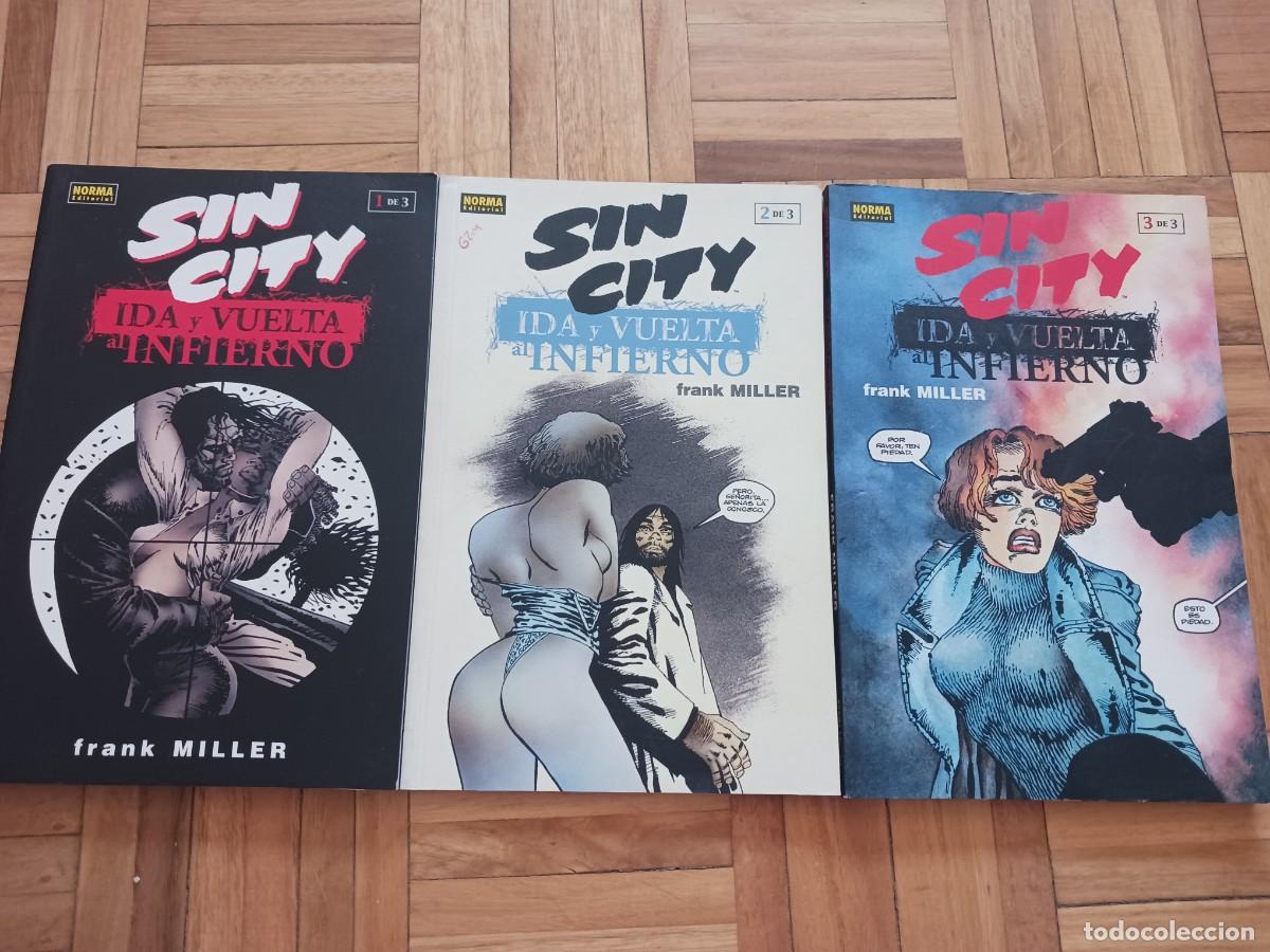 Tebeos: Trilog&iacute;a c&oacute;mics Sin City &rdquo;Ida y vuelta al infierno&rdquo;
