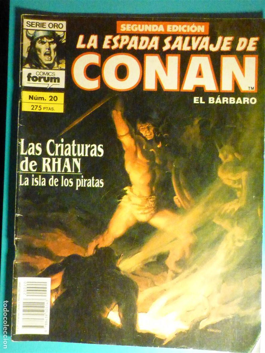 Tebeos: Comic - La Espada Salvaje de Conan El B&aacute;rbaro - N&ordm; 20 - Segunda Edici&oacute;n - Comics Forum Oro
