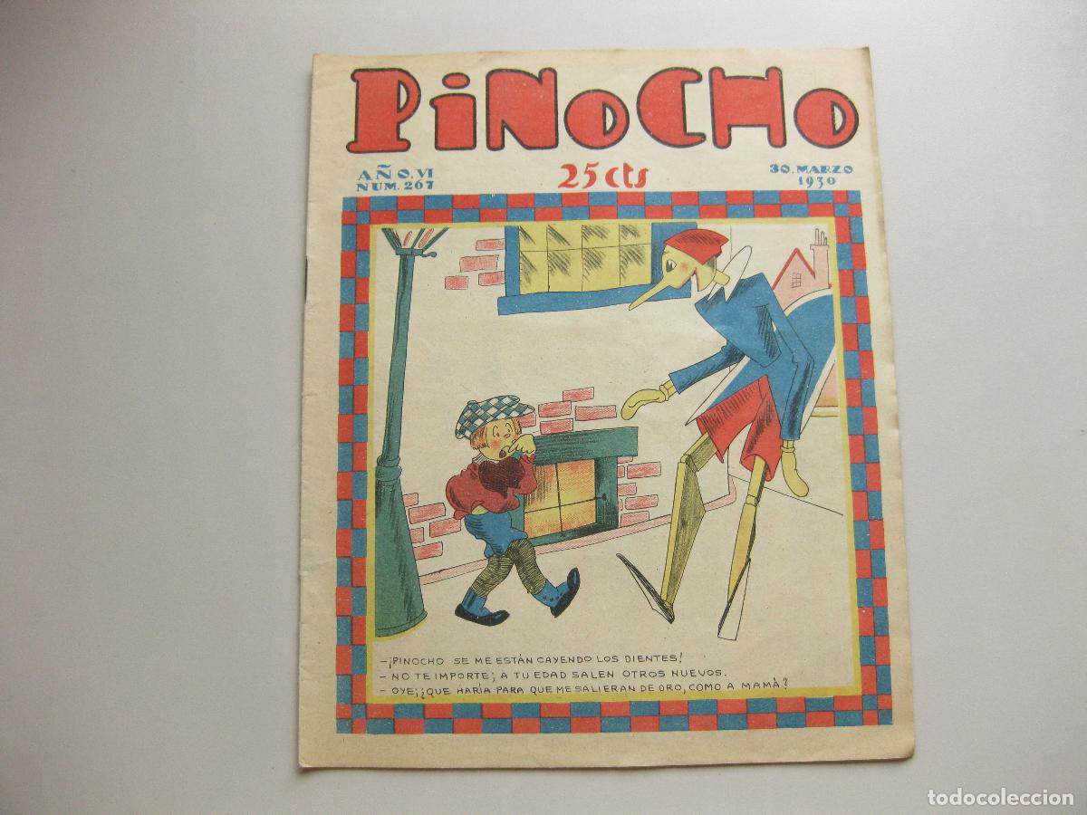 Tebeos: REVISTA SEMANARIO INFANTIL PINOCHO. A&Ntilde;O III, N&ordm; 267. MARZO DE 1930. EDITORIAL SATURNINO CALLEJA