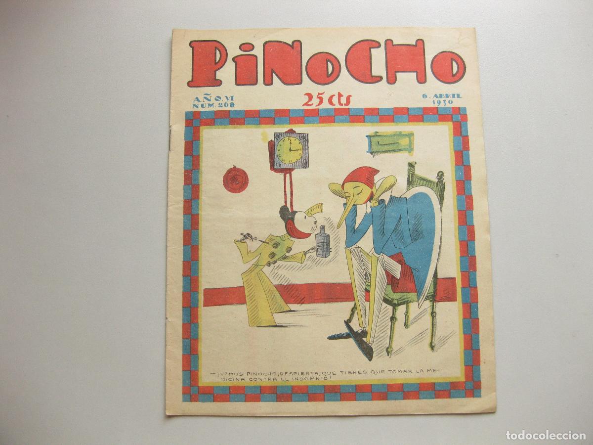 Tebeos: REVISTA SEMANARIO INFANTIL PINOCHO. A&Ntilde;O VI, N&ordm; 268. ABRIL DE 1930. EDITORIAL SATURNINO CALLEJA