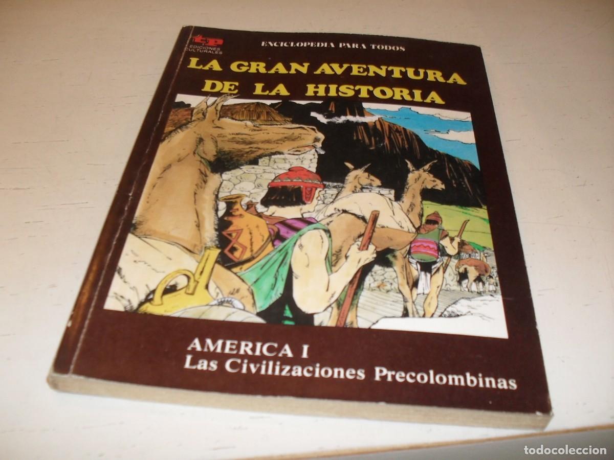 Tebeos: LA GRAN AVENTURA DE LA HISTORIA,EN 7000 ILUSTRACIONES,33,AMERICA I,PRECOLOMBINA,DE 52,TP,1979