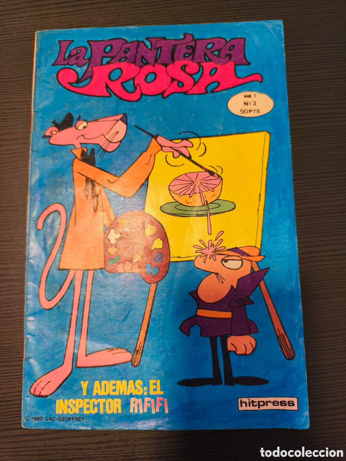 Tebeos: LA PANTERA ROSA Y ADEMAS: EL INSPECTOR RIFIFI N&deg;3 HITPRESS 1980