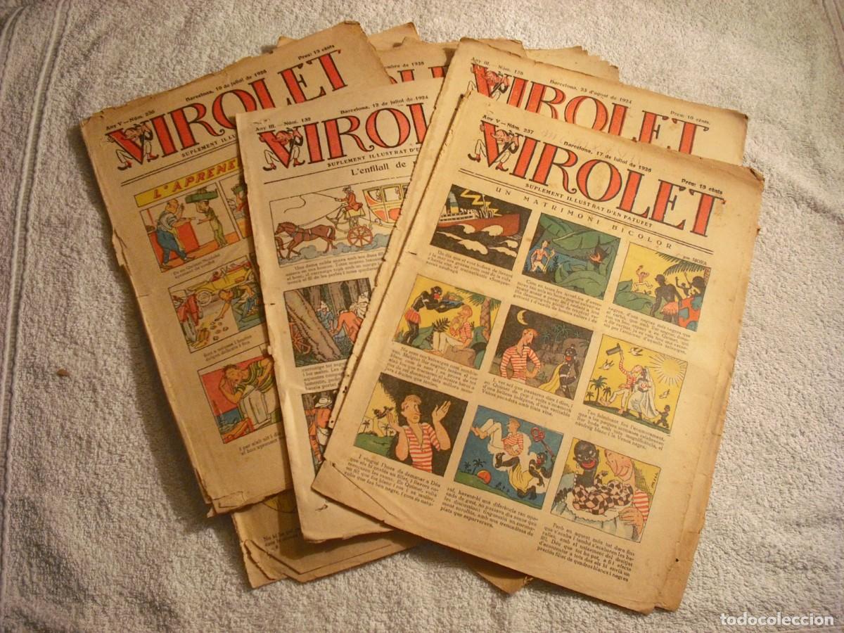 Tebeos: VIROLET, SUPLEMENT D&acute;EN PATUFET , LOTE DE 17 EJEMPLARES 1926