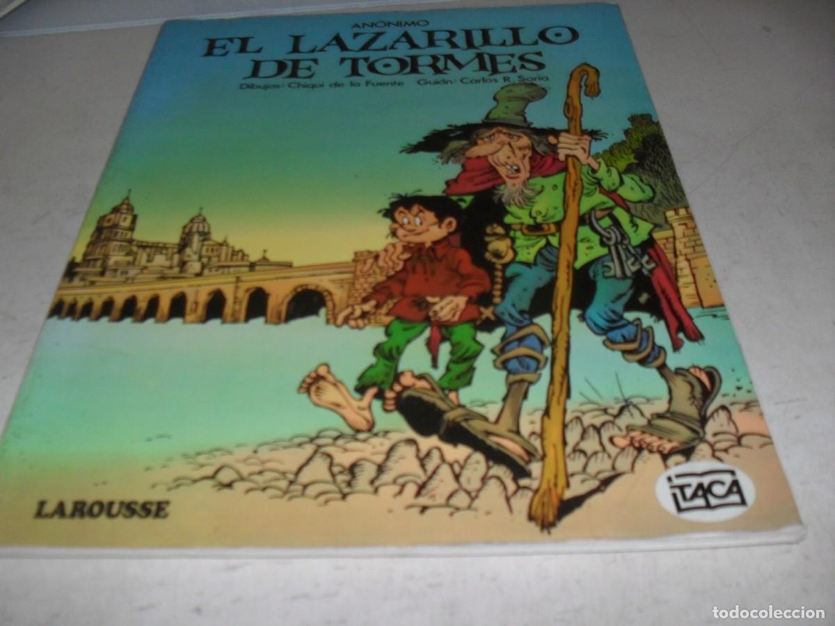 Tebeos: MARAVILLAS DE LA LITERATURA N&ordm; 1,EL LAZARILLO DE TORMES,DE CHIQUI DE LA FUENTE,DE 6,LAROUSSE,1982