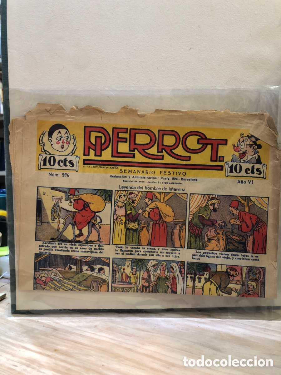 Tebeos: Pierrot. N&ordm;276, A&ntilde;o VI, Leyenda del hombre de la arena