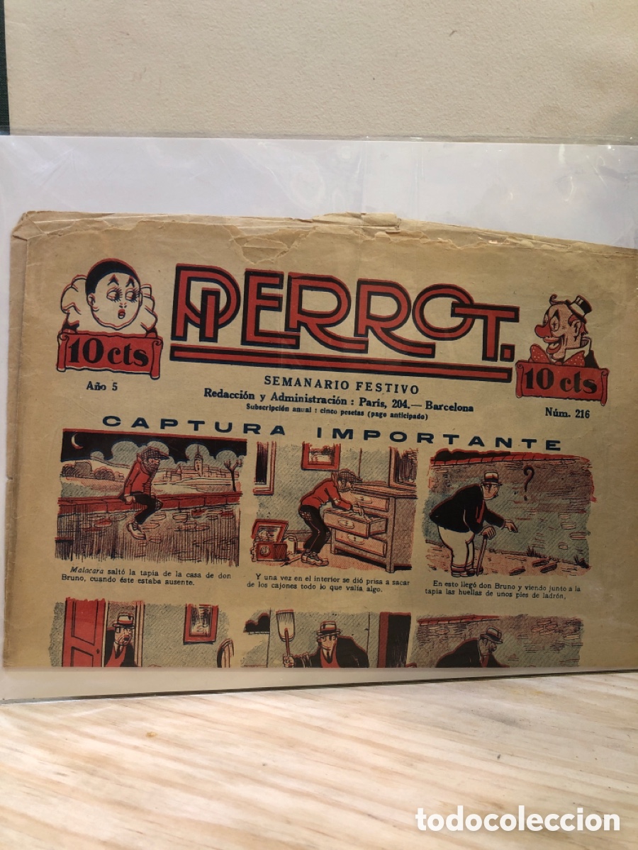 Tebeos: Pierrot. A&ntilde;o 5, N&ordm;216, Captura importante