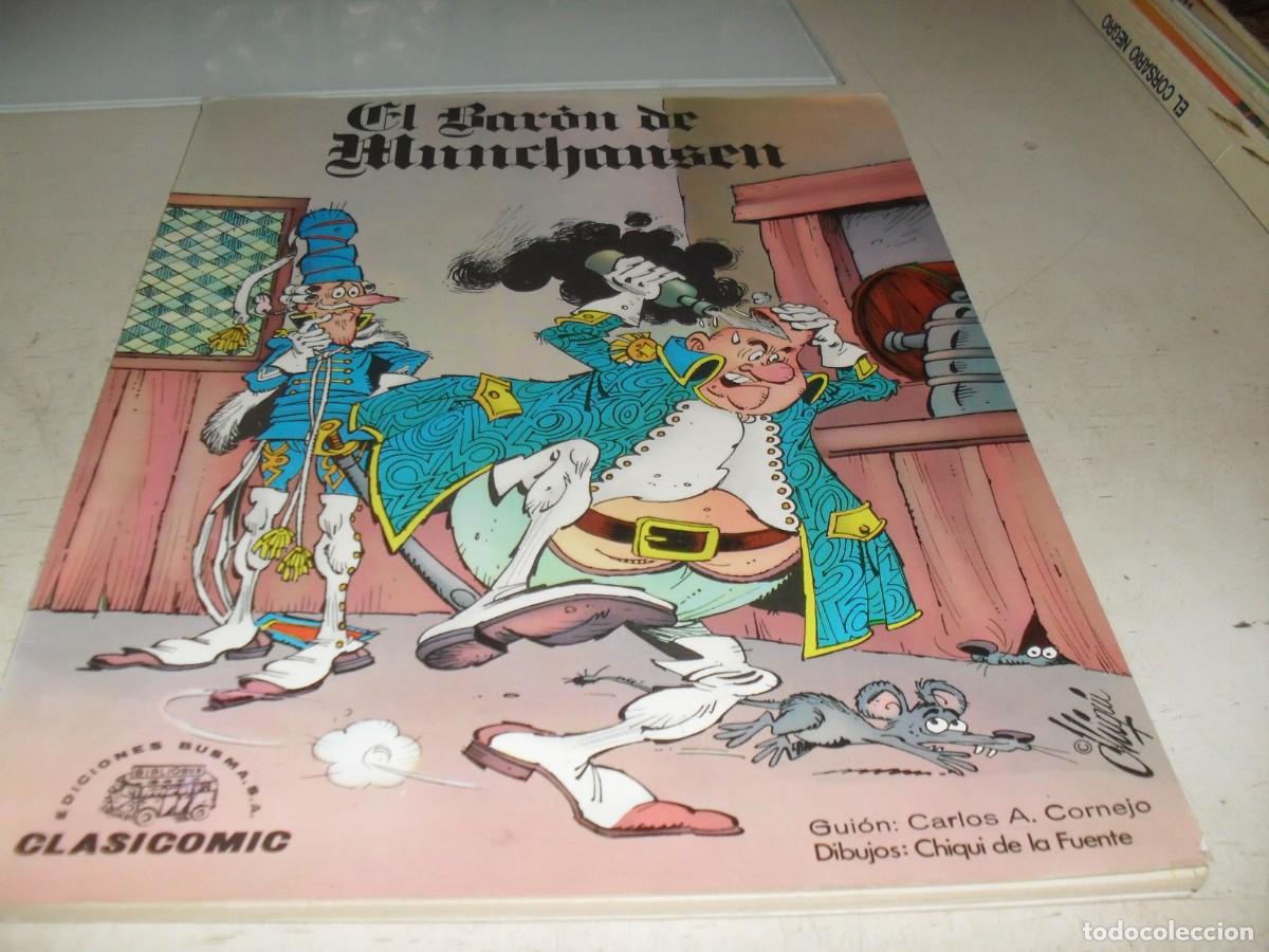 Tebeos: CLASICOMIC N&ordm; 4,EL BARON DE MUNCHAUSEN,DE CHIQUI DE LA FUENTE,DE 5,NO EXISTE EL 5,BUSMA,1981