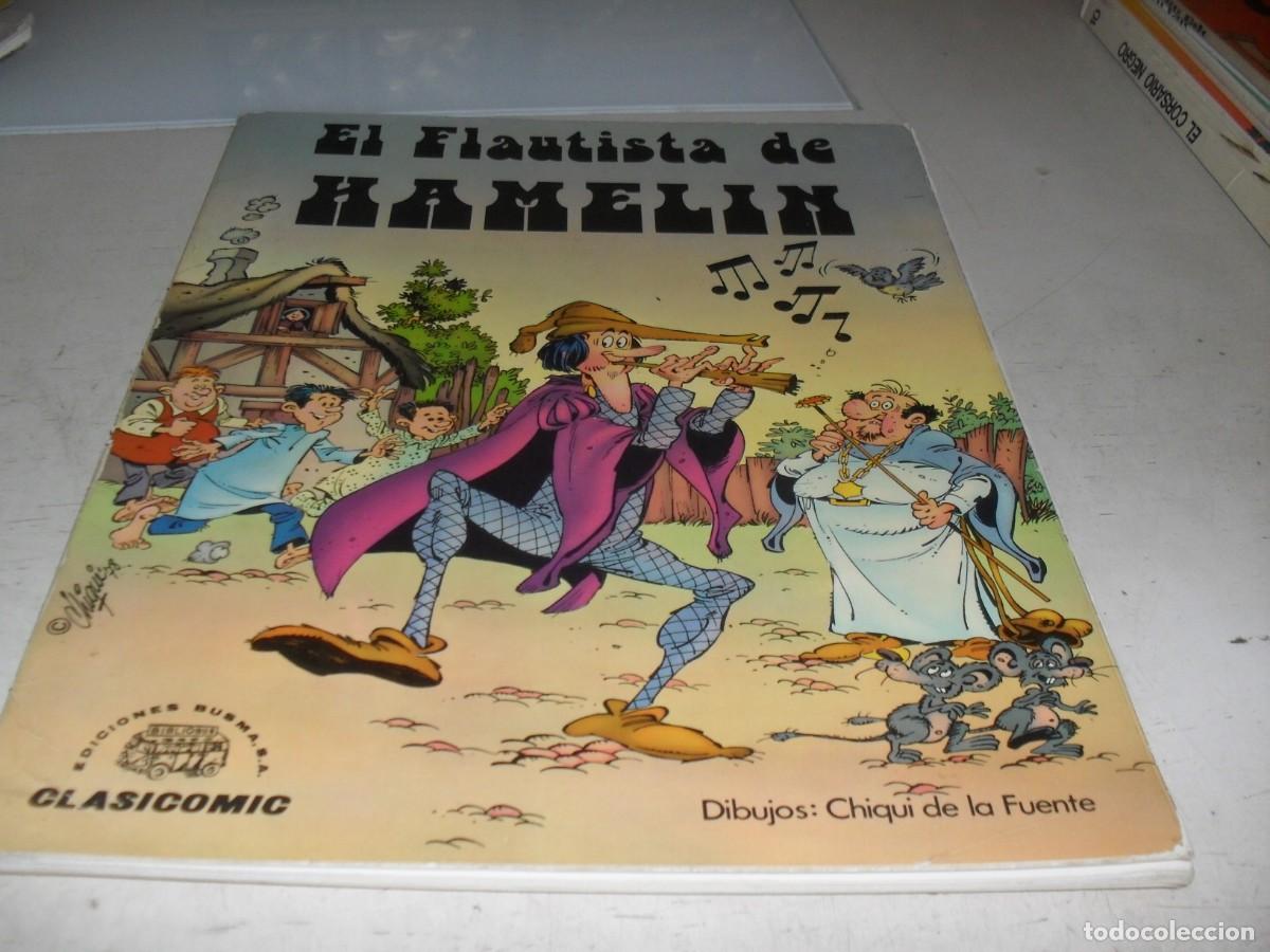 Tebeos: CLASICOMIC N&ordm; 1,EL FLAUTISTA DE HAMELIN,DE CHIQUI DE LA FUENTE,DE 5,NO EXISTE EL 5,BUSMA,1981