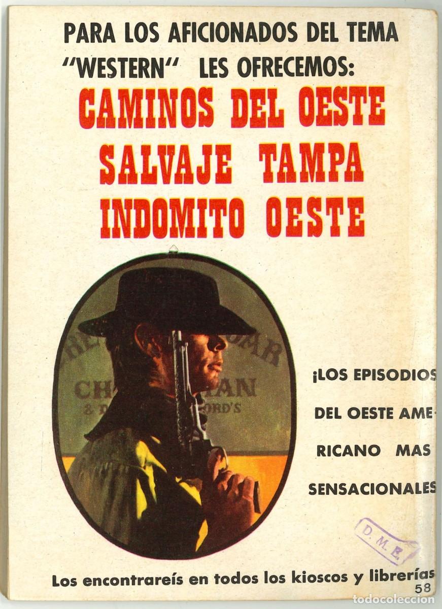 Tebeos: CAMINOS DEL OESTE - PRODUCCIONES EDITORIALES / N&Uacute;MERO 58 - Foto 2