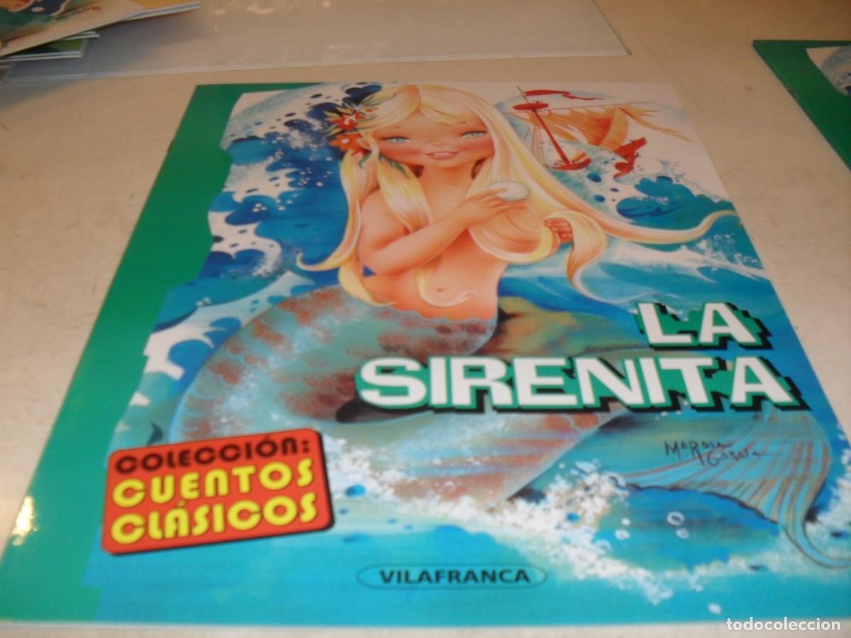 Tebeos: COLECCION CUENTOS CLASICOS LA SIRENITA,DIBUJA M&ordf; ROSA GARCIA.EDITORIAL VILAFRANCA,2000