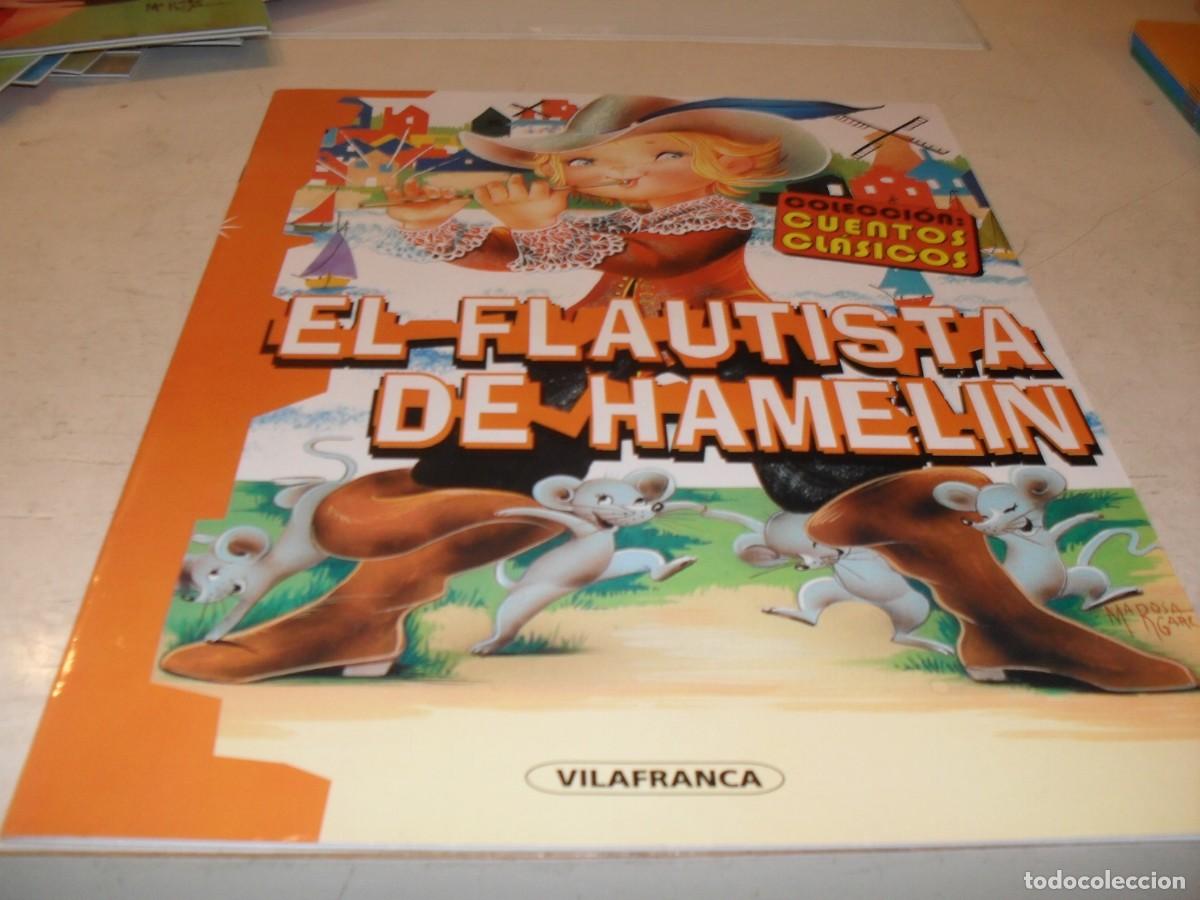 Tebeos: COLECCION CUENTOS CLASICOS EL FLAUTISTA DE HAMELIN,DIBUJA M&ordf; ROSA GARCIA.EDITORIAL VILAFRANCA,2000