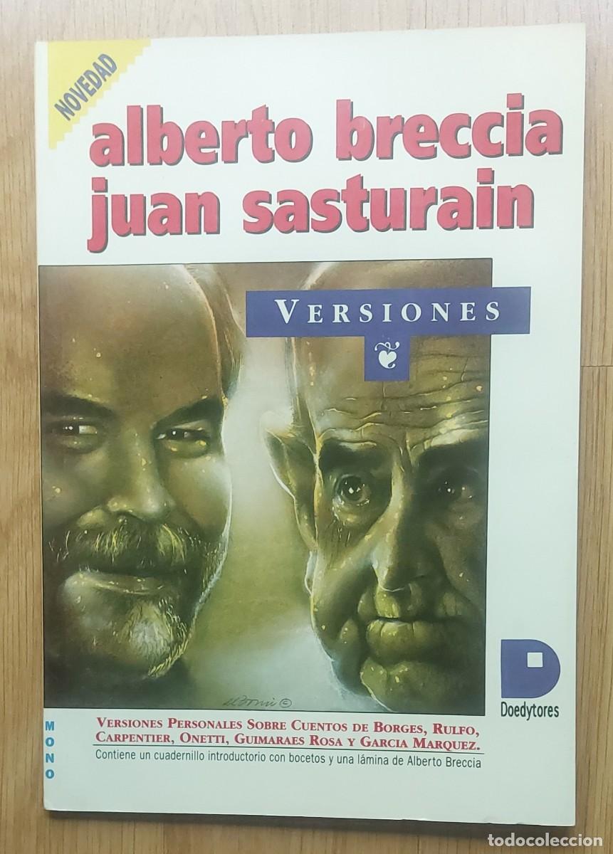 Tebeos: VERSIONES : ALBERTO BRECCIA/ JUAN SASTURAIN : DOEDYTORES 1993- CON L&Aacute;MINA Y CUADENO DE BOCETOS