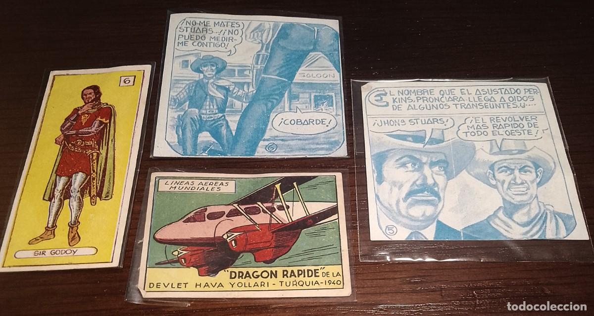 Giornalini: CROMOS LOTE DE 4 PROCEDEN DE TEBEOS ORIGINALES 40/50 MUY BUEN ESTADO-LEER DESCRIPCION Y VER FOTOS