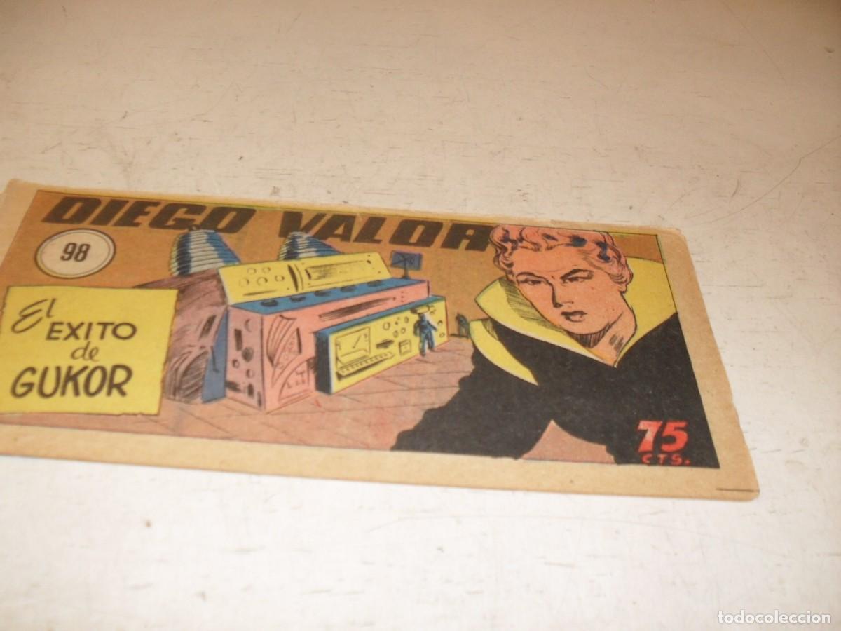 Tebeos: ORIGINAL DIEGO VALOR,VOLUMEN 1, N&ordm; 98,EL EXITO DE GUKOR,DE 124.EDITORIAL CID,1954