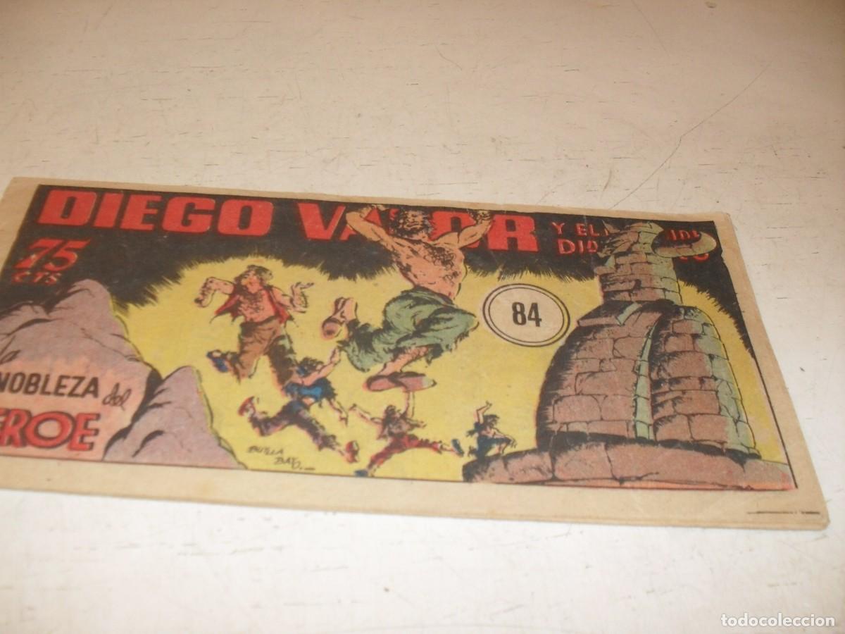 Tebeos: ORIGINAL DIEGO VALOR,VOLUMEN 1, N&ordm; 84,NOBLEZA DEL HEROE,DE 124.EDITORIAL CID,1954