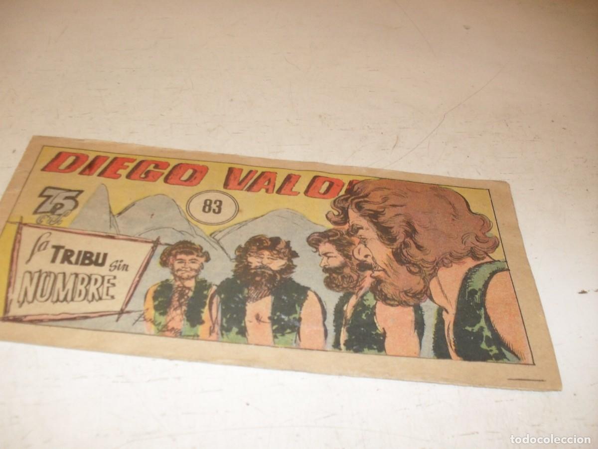 Tebeos: ORIGINAL DIEGO VALOR,VOLUMEN 1, N&ordm; 83,LA TRIBU SIN NOMBRE,DE 124.EDITORIAL CID,1954