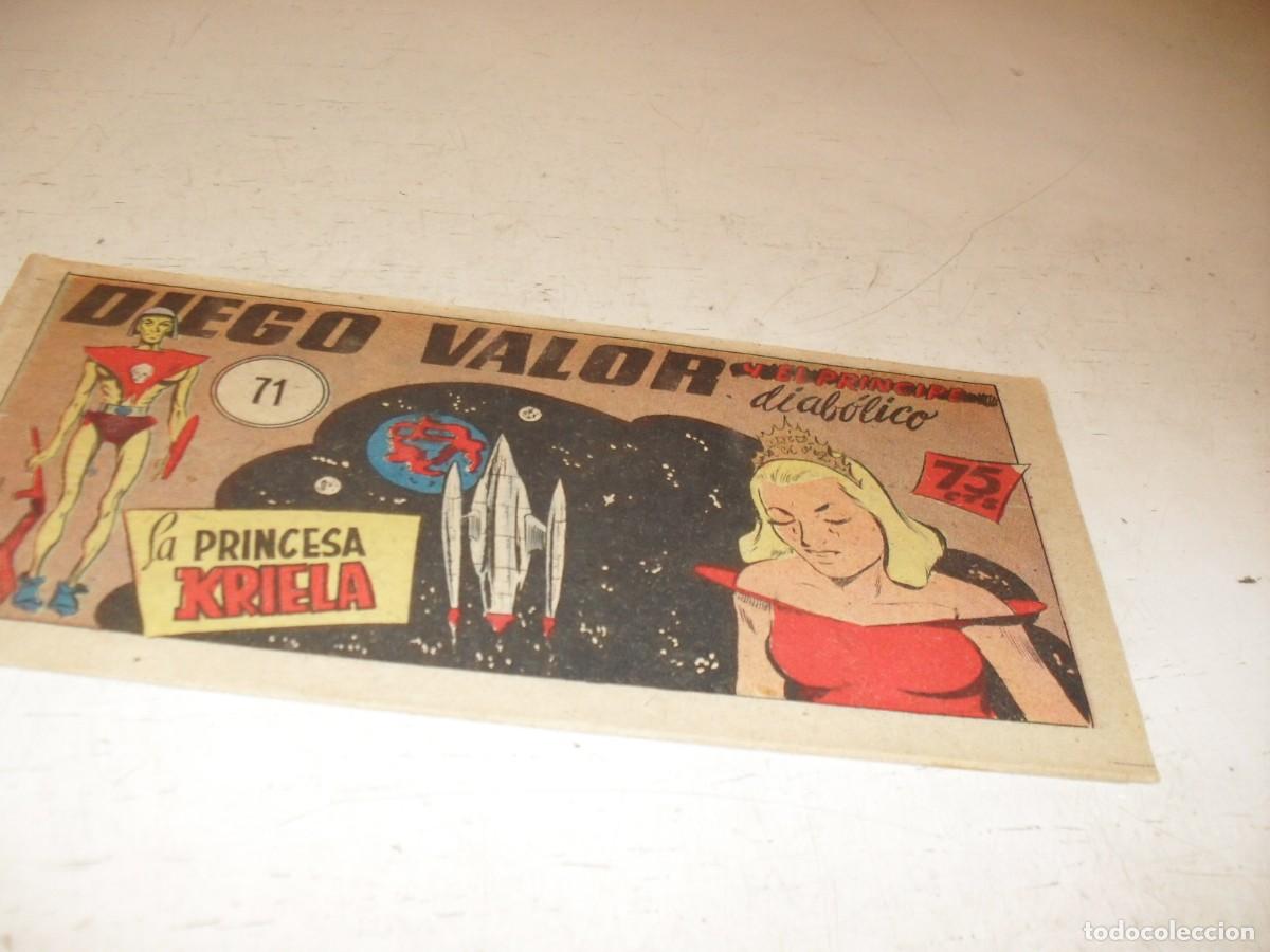 Livros de Banda Desenhada: ORIGINAL DIEGO VALOR,VOLUMEN 1, N&ordm; 71,LA PRINCESA KRIELA,DE 124.EDITORIAL CID,1954