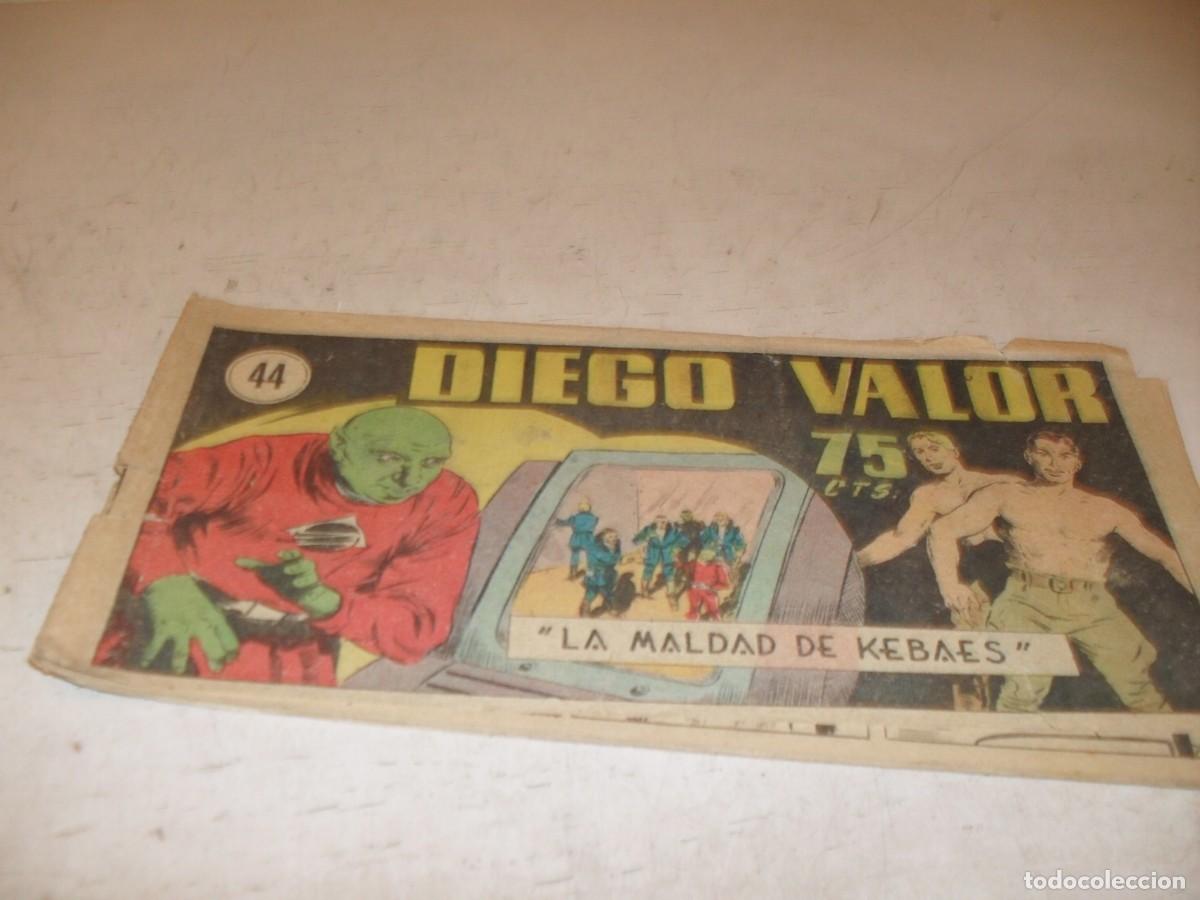 Tebeos: ORIGINAL DIEGO VALOR,VOLUMEN 1, N&ordm; 44,LA MALDAD DE KEBAES,DE 124.EDITORIAL CID,1954