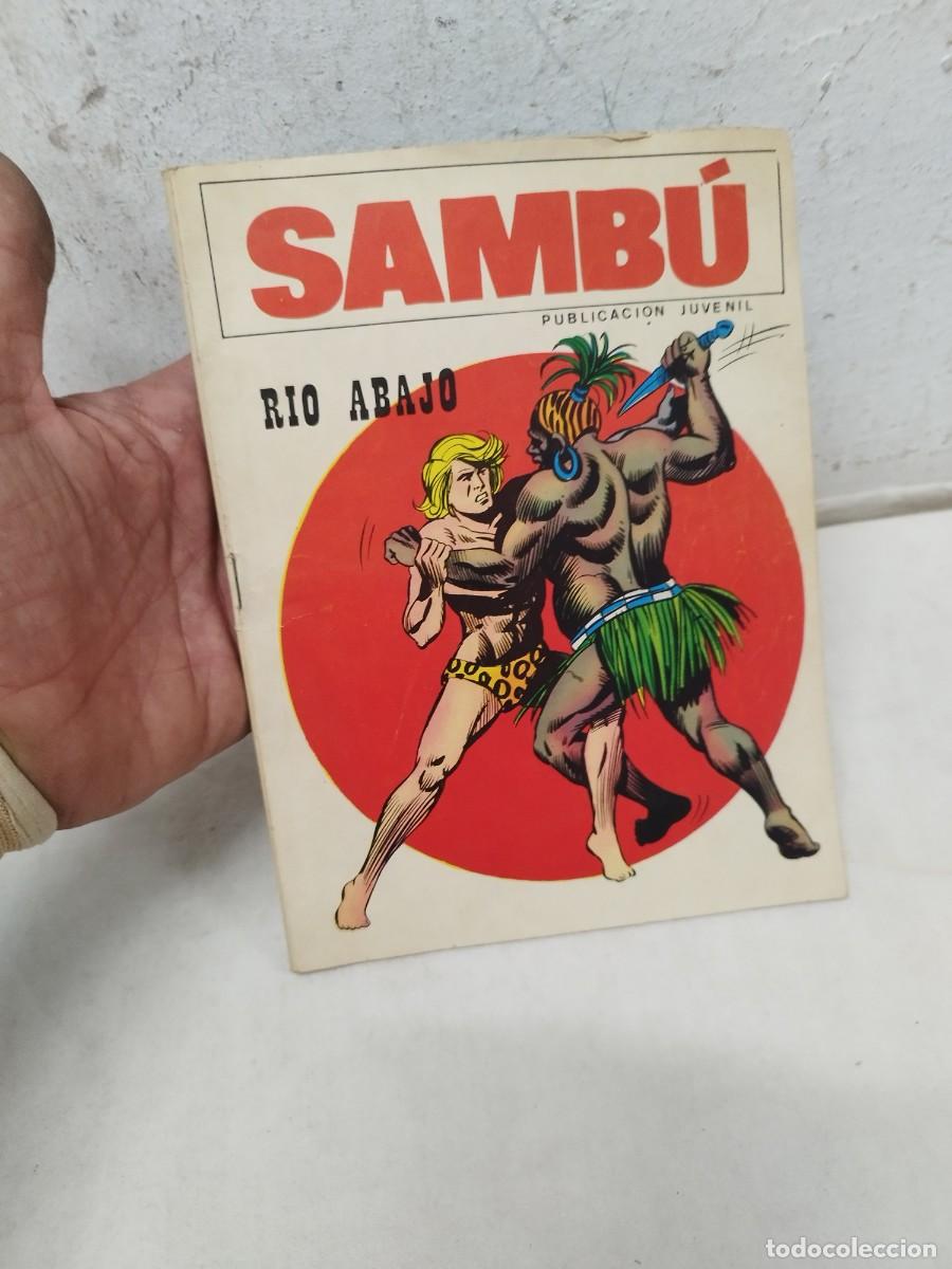 Tebeos: Comic Samb&uacute;, publicado por la Editorial Vilmar en 1971. N&ordm; 8, rio abajo.