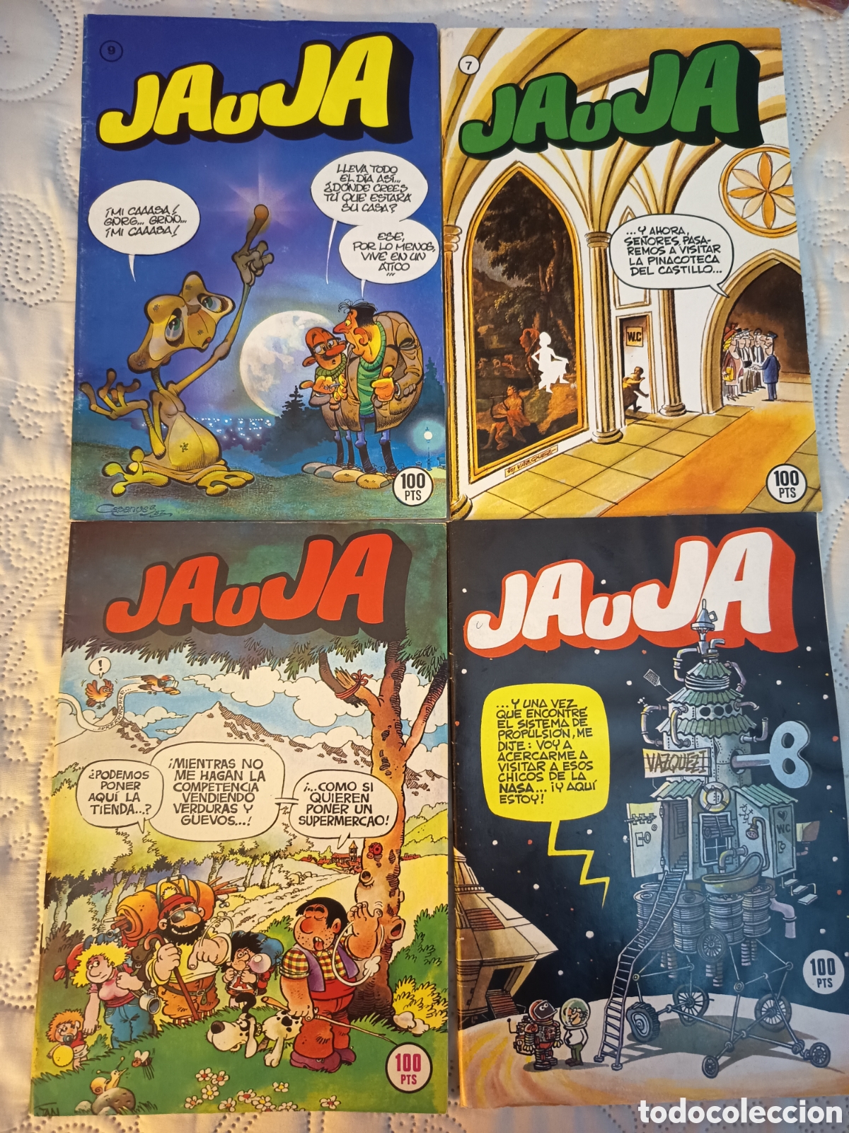Tebeos: Comics cl&aacute;sicos de V&aacute;zquez...JAuJA,como nuevos,sin uso.