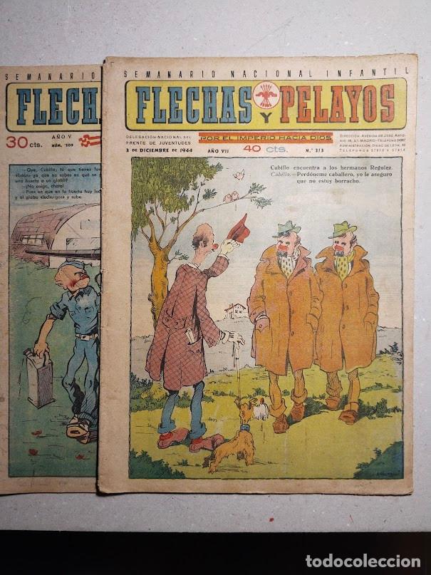 Tebeos: FLECHAS Y PELAYOS, A&Ntilde;OS 40. SIETE N&Uacute;MEROS. - Foto 2