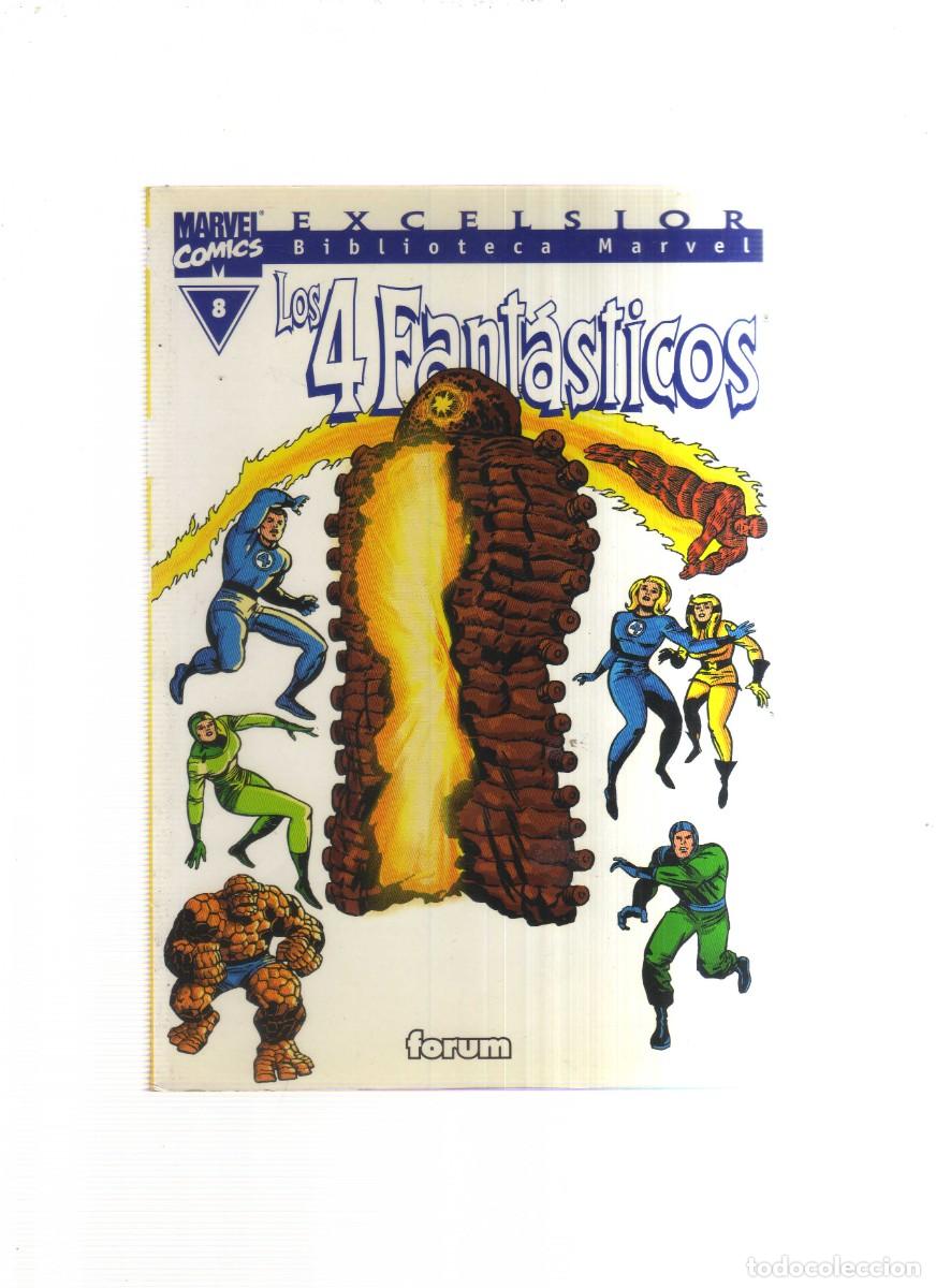 Tebeos: LOS 4 FANTASTICOS BIBLIOTECA MARVEL N,8 - Foto 1